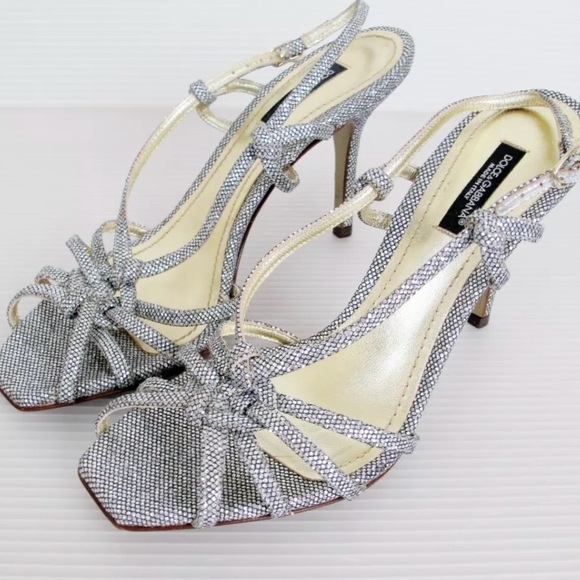 Metallic Glitter Heels